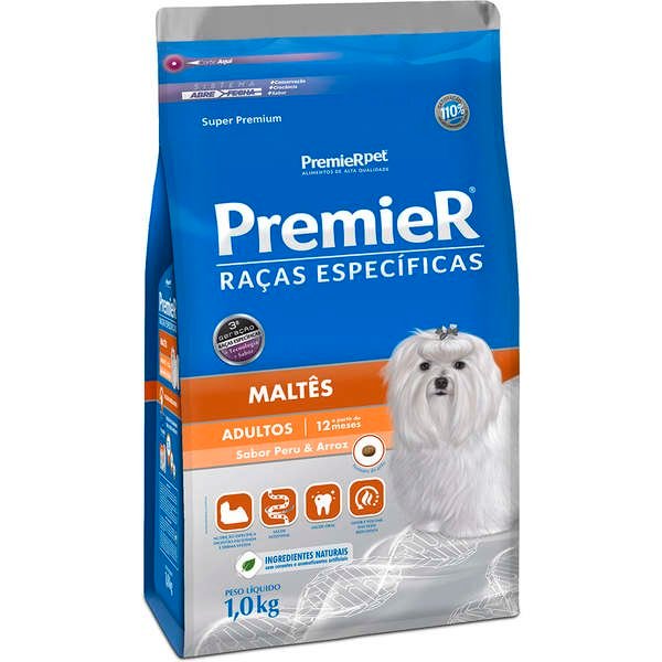 Premier Raças Especificas Maltes Adulto 2,5 kg